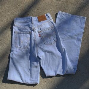 levi’s ribcage wide leg vintage jeans